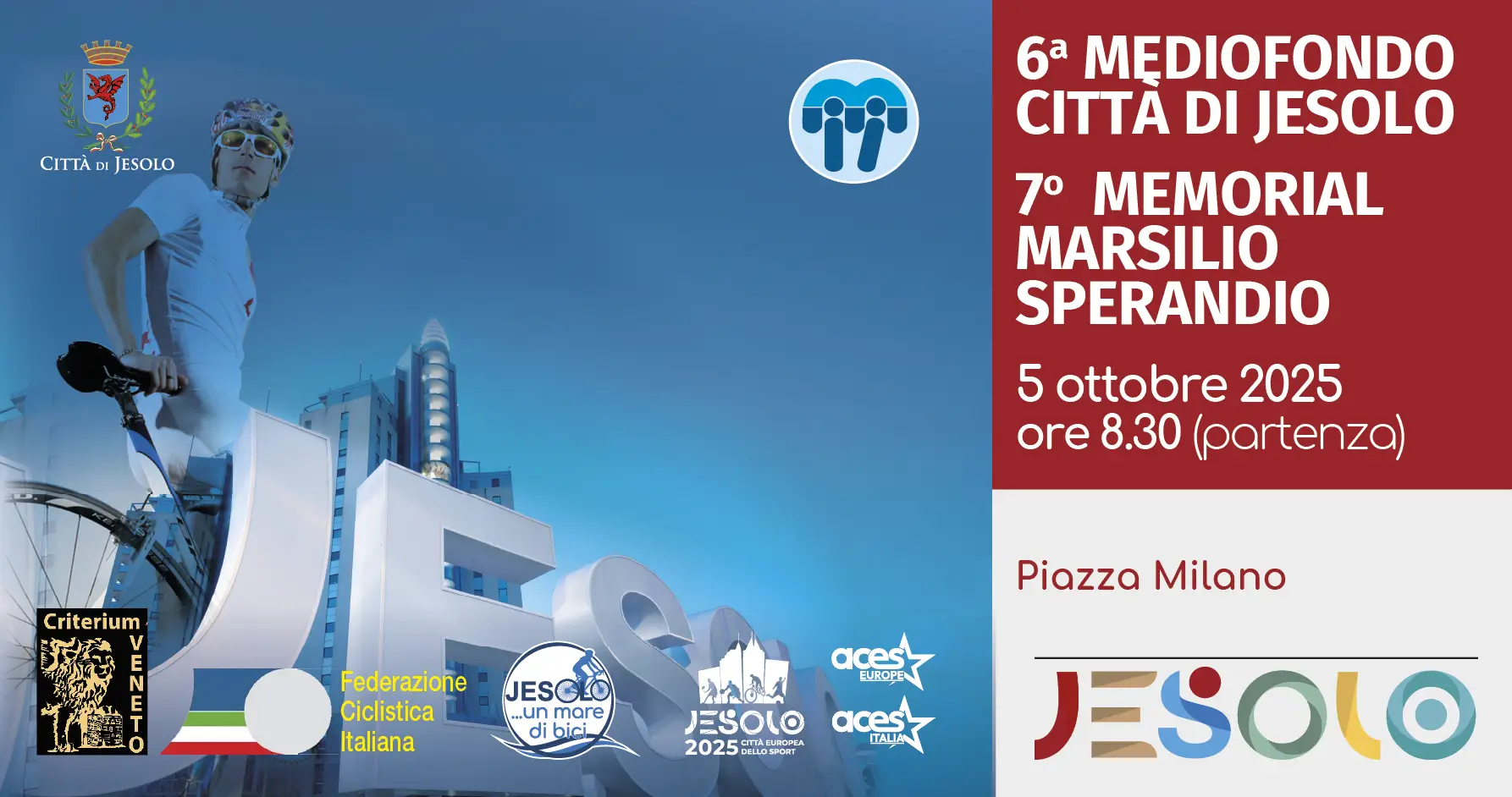 Immagine di strillo 6a medio fondo città di Jesolo – 7 memorial Marsilio Sperandio