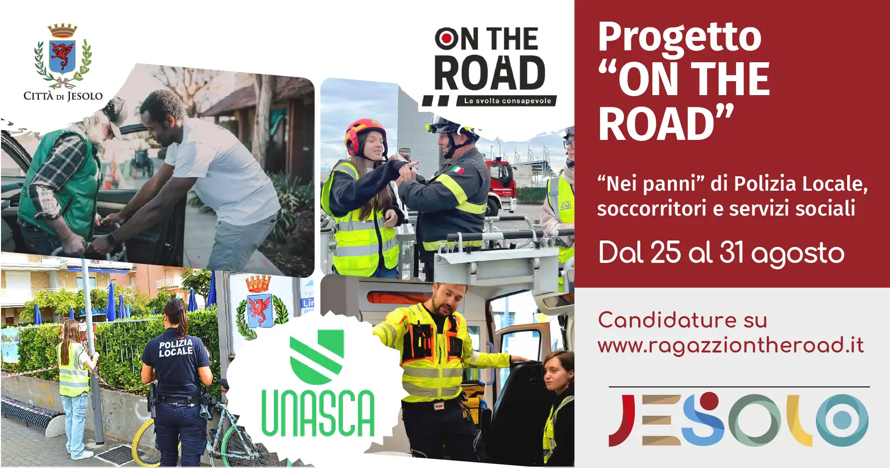 Immagine di strillo progetto on the road