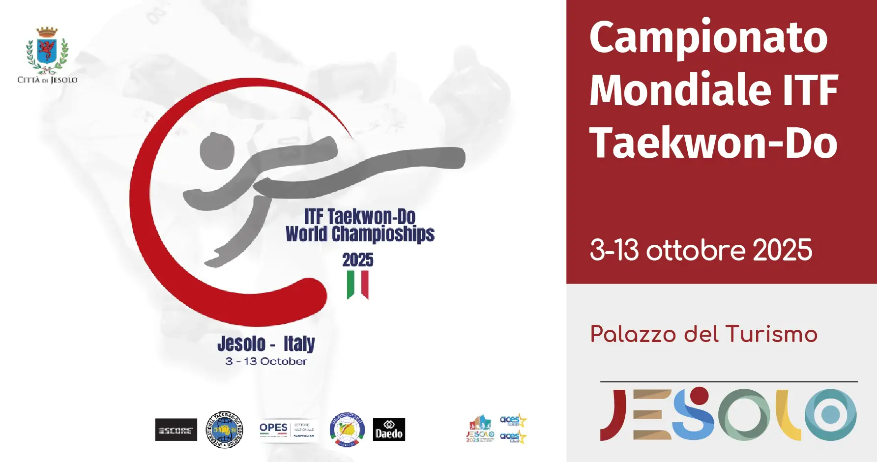 Immagine di strillo campionato mondiale ITF Taekwon-do