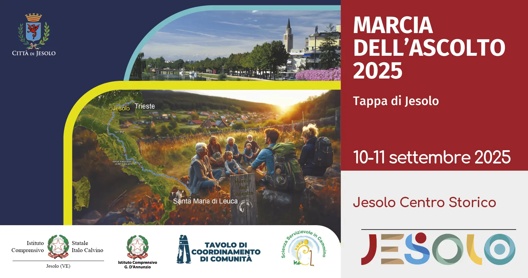 Immagine di strillo marcia dell’ascolto 2025