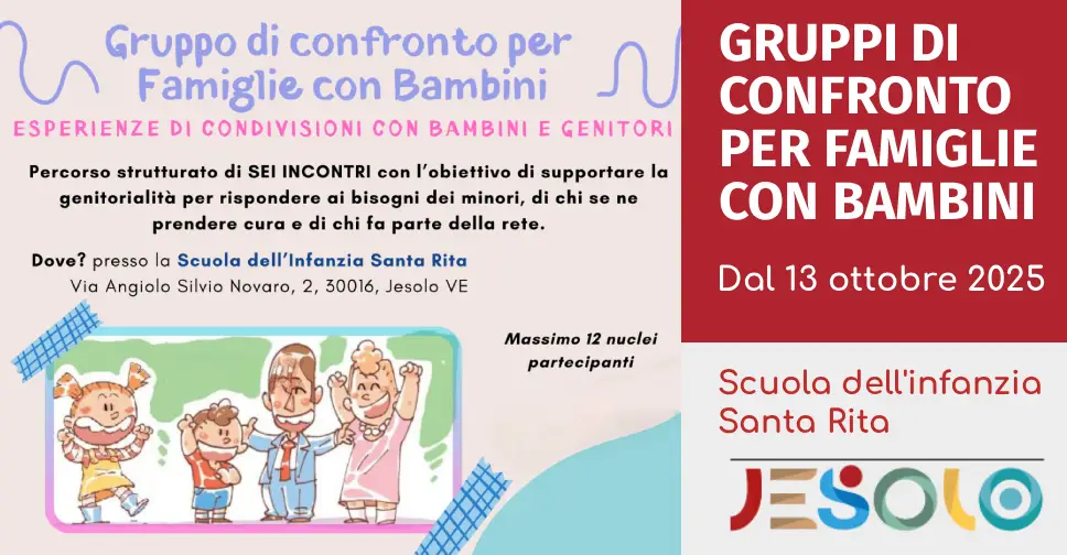 Immagine di Gruppi di confronto per famiglie con bambini strillo