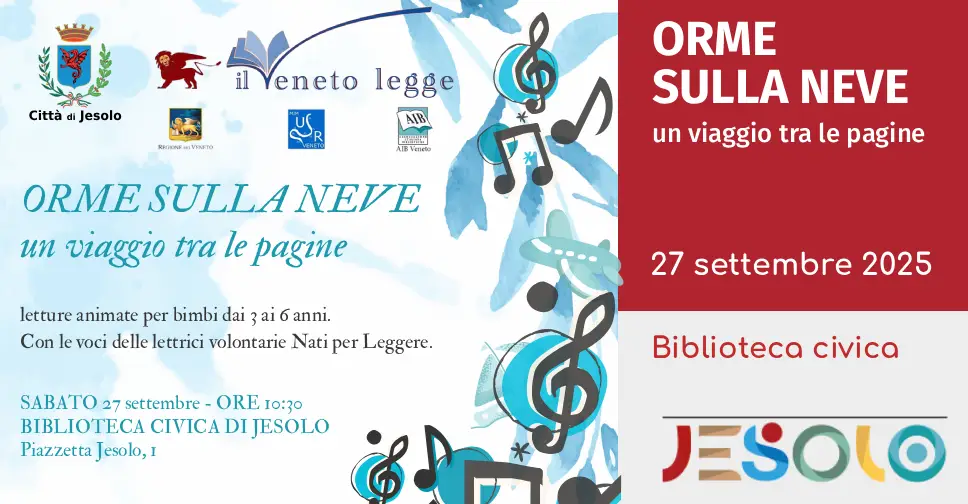 Immagine di strillo orme sulla neve