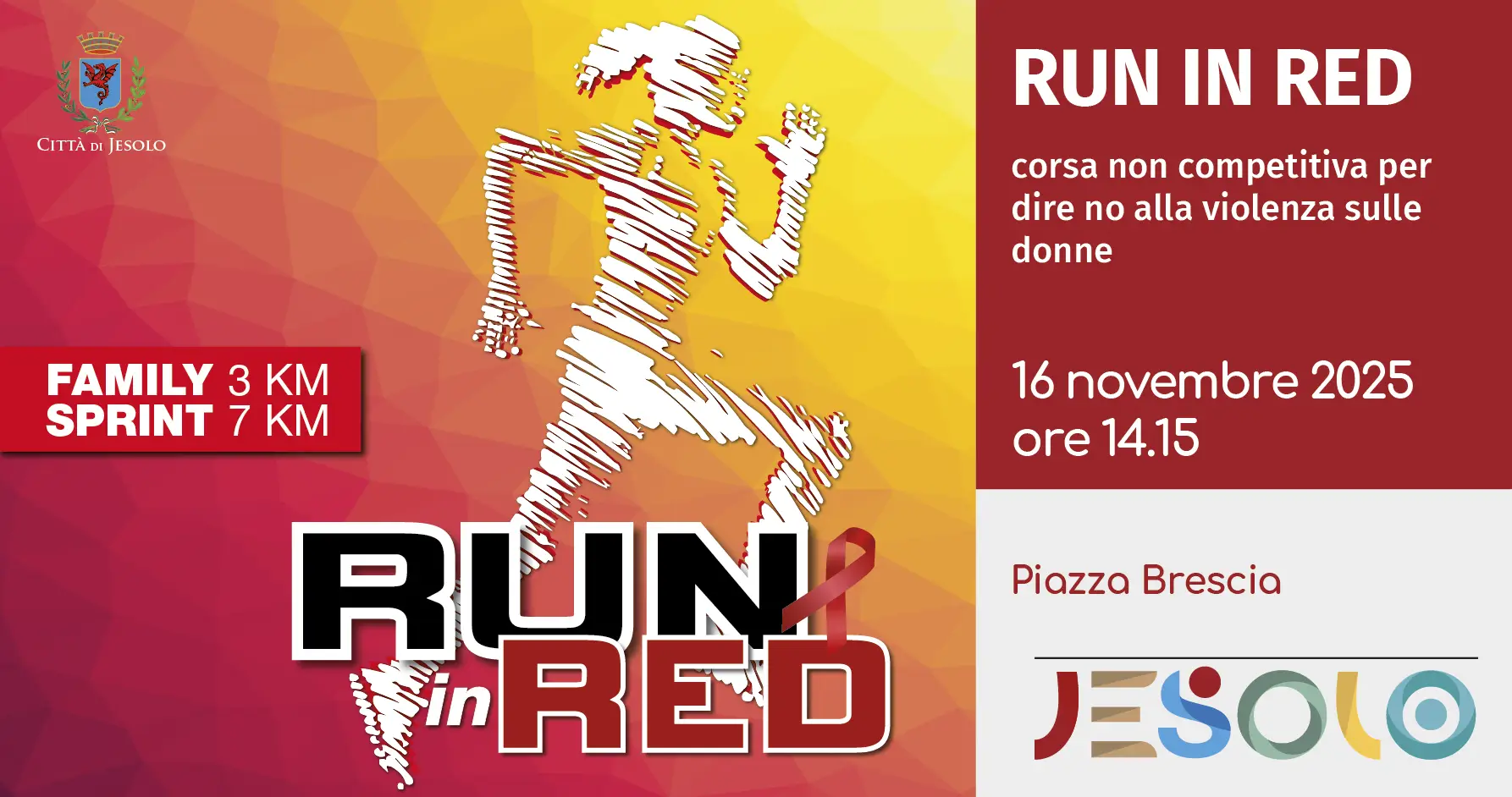 Immagine di strillo RUN IN RED