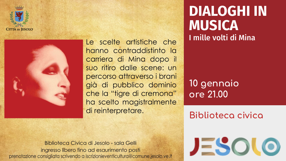 Immagine di dialoghi in musica mina10.01 strillo