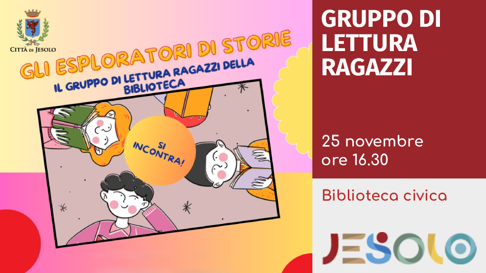 Immagine di gruppo lettura ragazzi 25-11 strillo