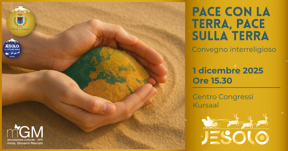 Immagine di pace sulla terra strillo