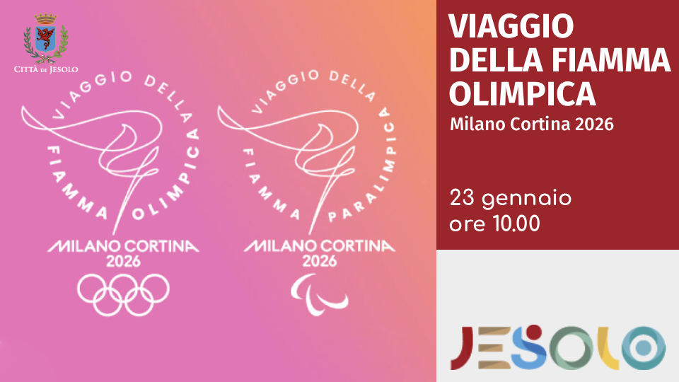 Immagine di viaggio della fiamma olimpica strillo