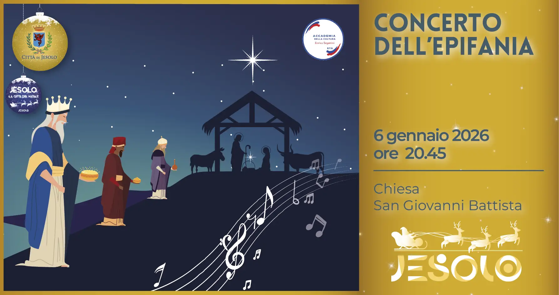 Immagine di strillo concerto epifania