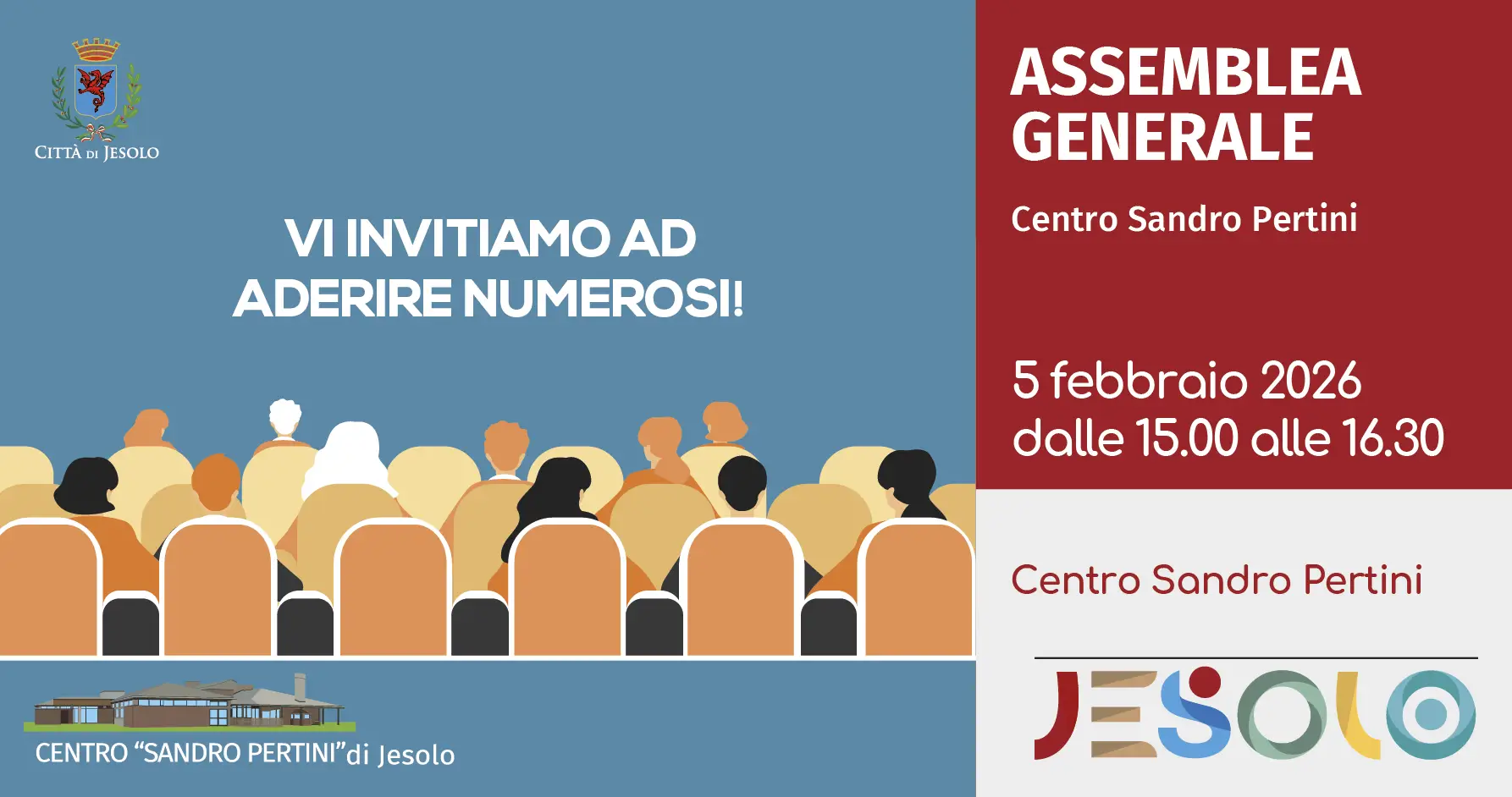 Immagine di strillo ASSEMBLEA ANNUALE PERTINI