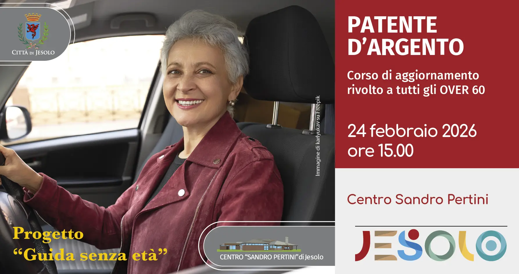 Immagine di strillo PATENTE D’ARGENTO