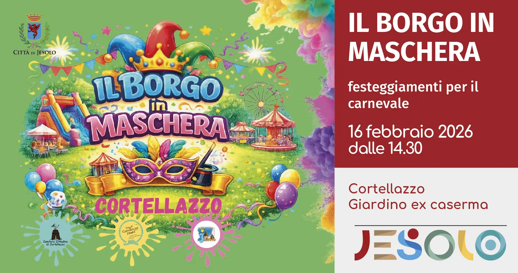 Immagine di strillo borgo in maschera 2026