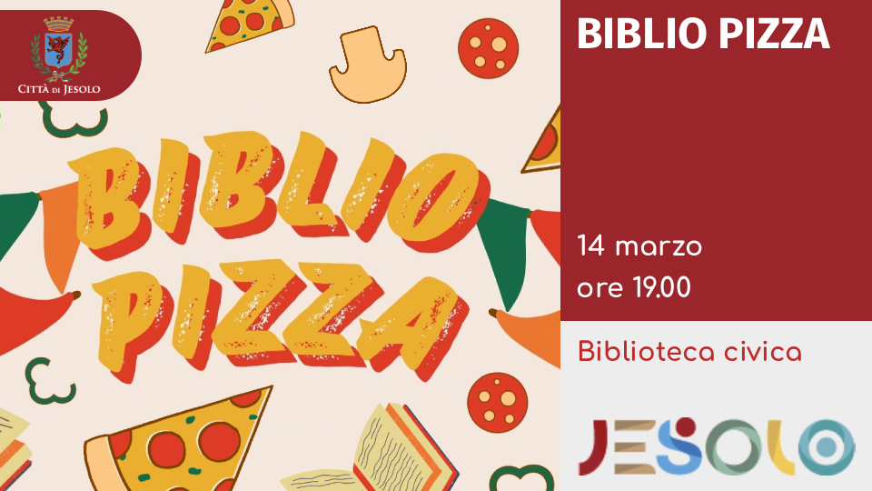 Immagine di biblio pizza 14 marzo strillo