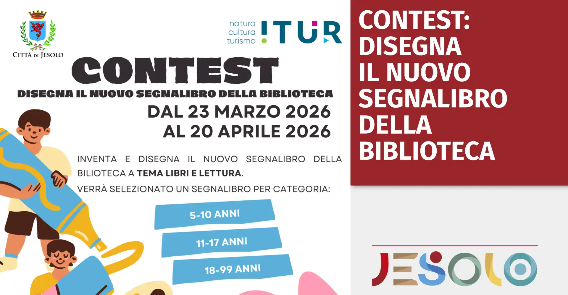 Immagine di strillo contest biblioteca