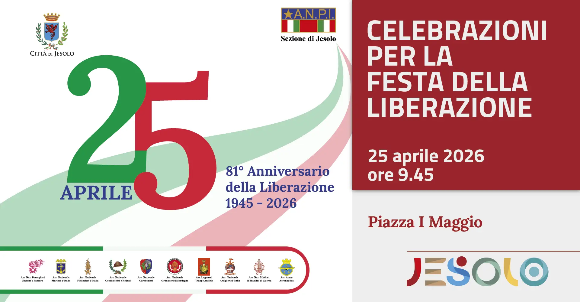 Immagine di strillo festa della liberazione 2026