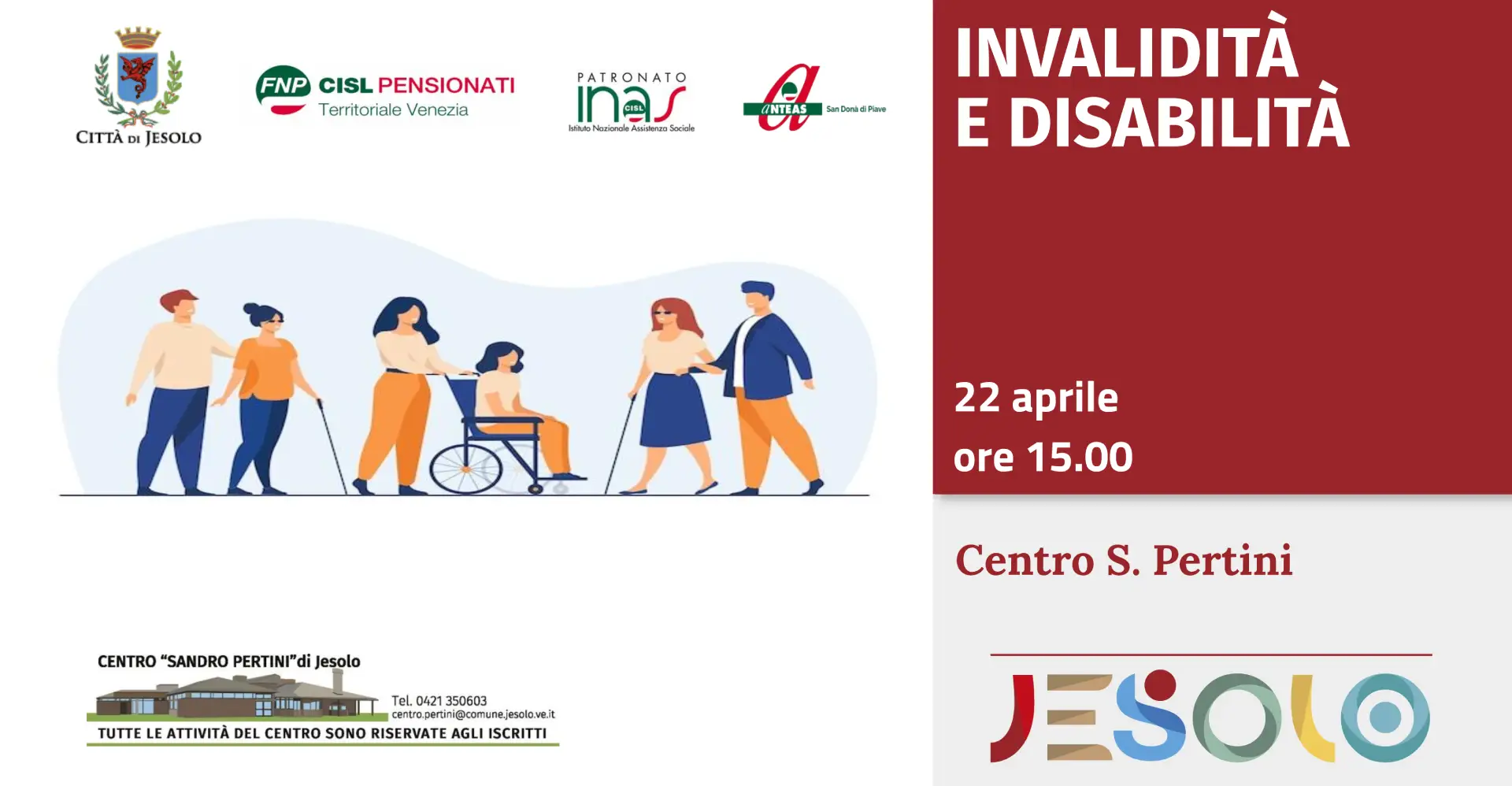 Immagine di strillo invalidità e disabilità