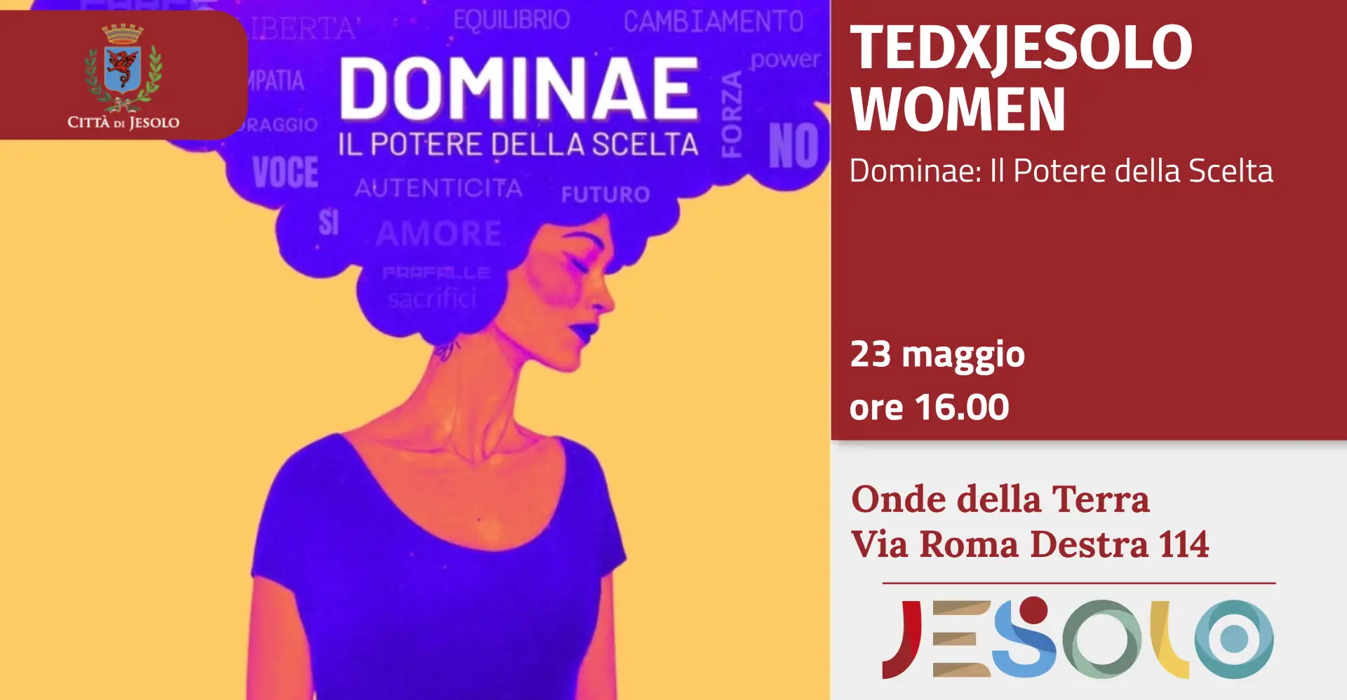 Immagine di strillo tedxjesolowomen
