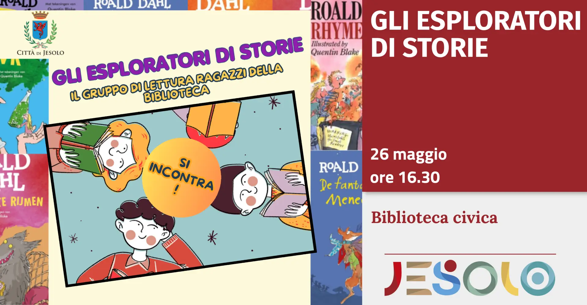 Immagine di strillo esploratori di storie 26 maggio
