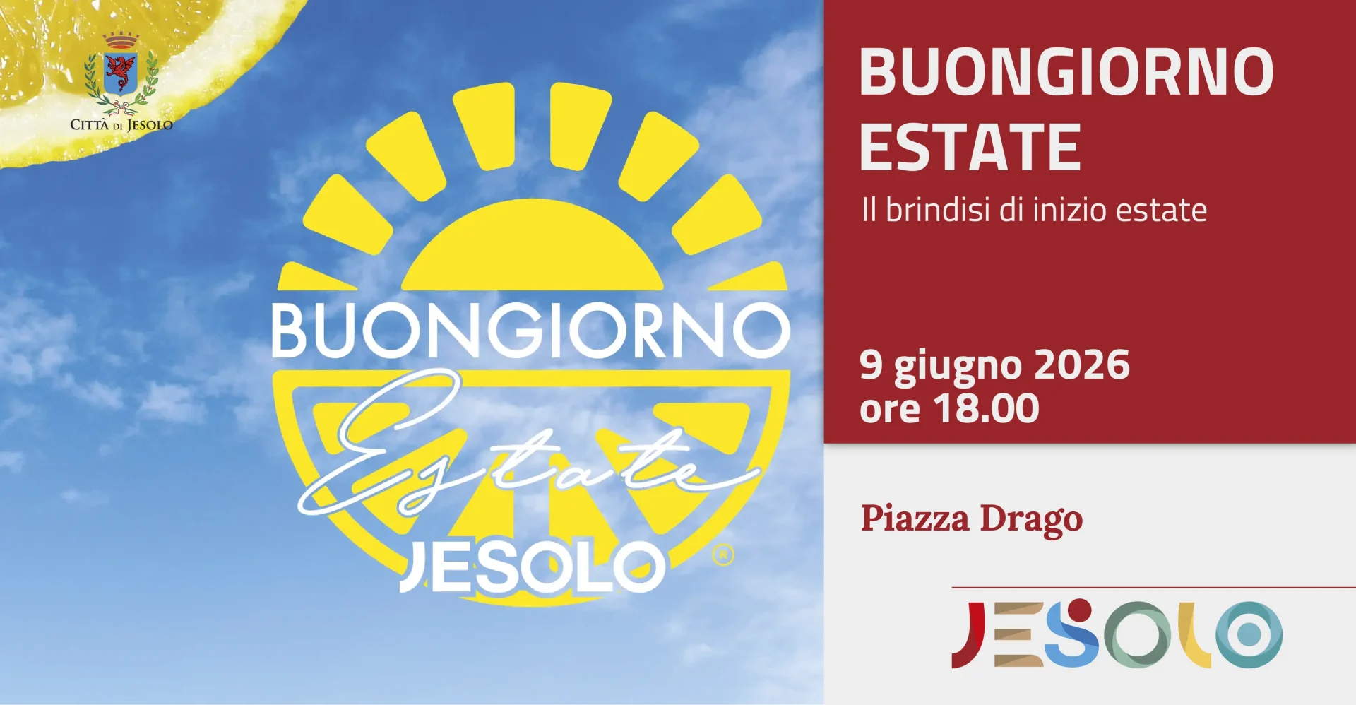 Immagine di strillo Buongiorno estate