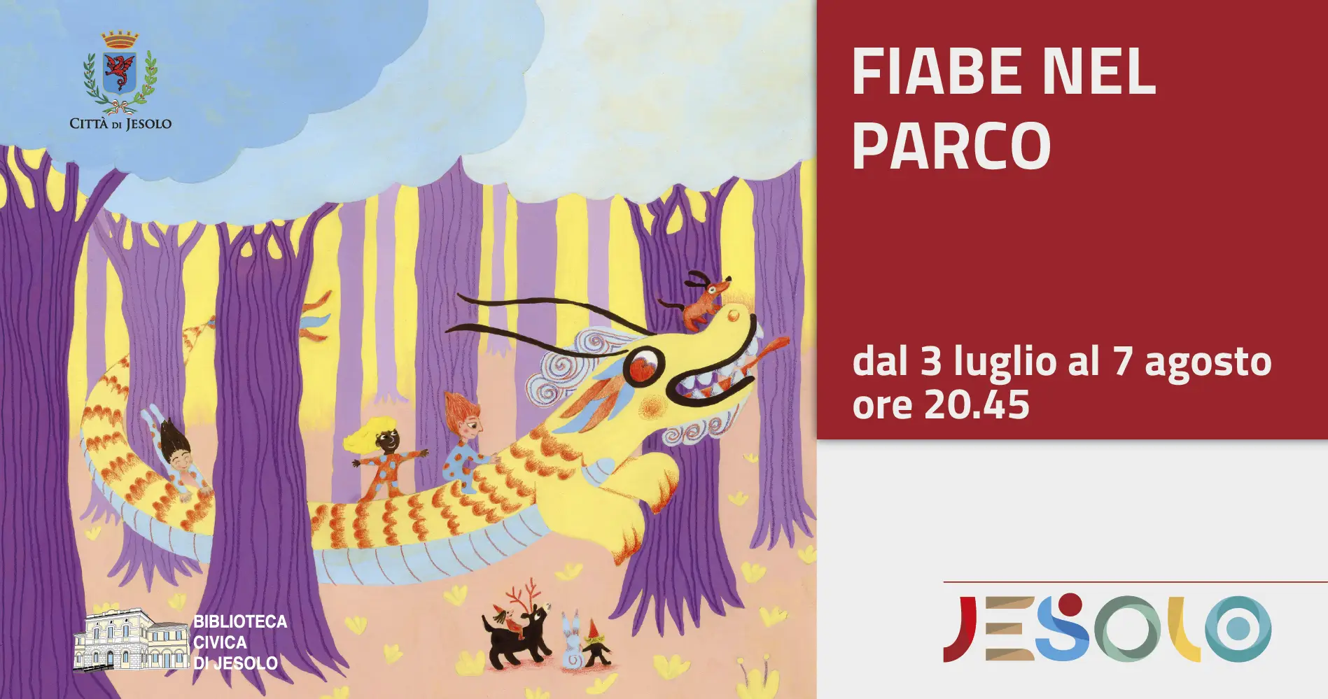 Immagine di strillo FIABE NEL PARCO 2026