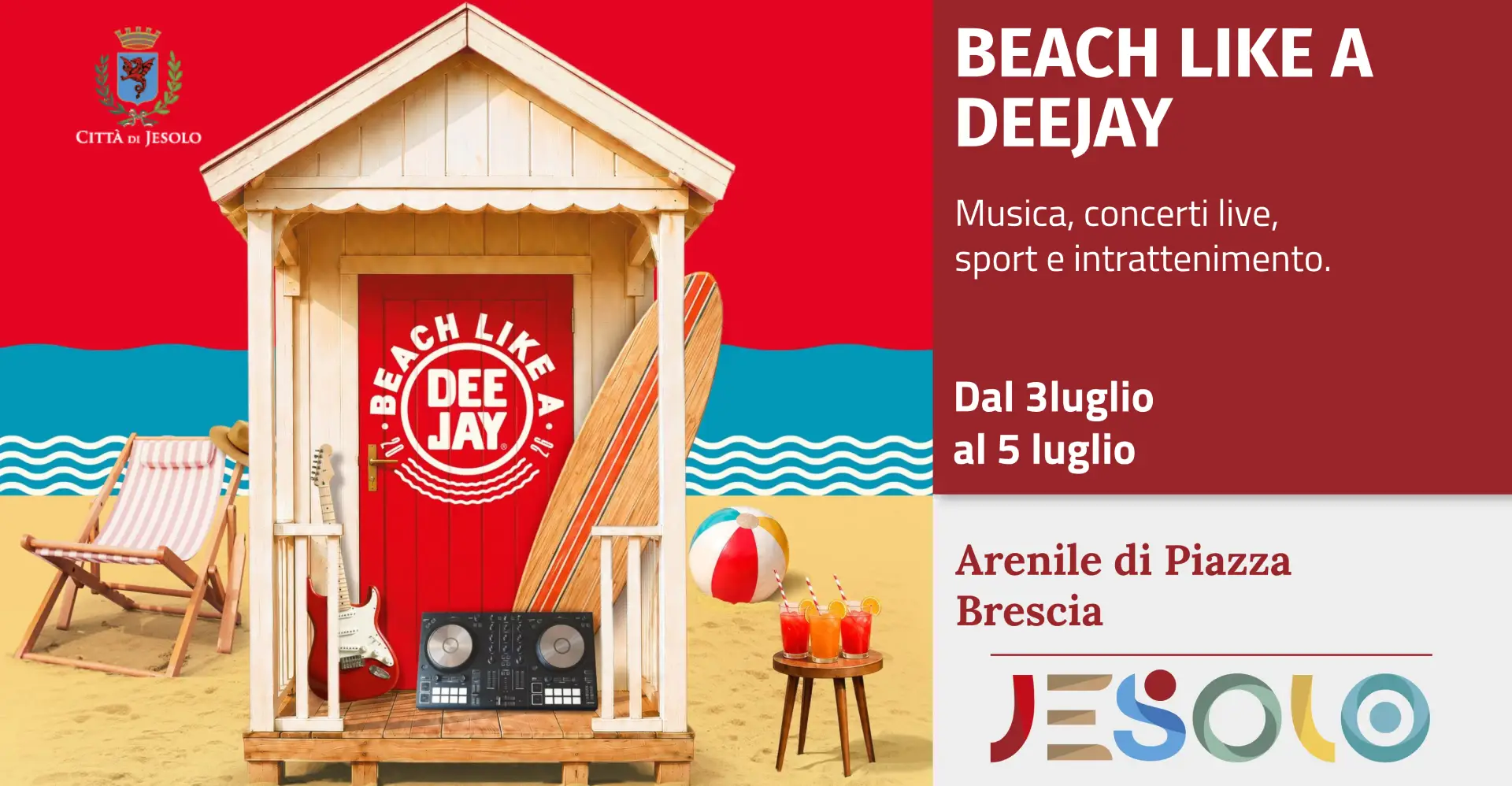Immagine di strillo beach like a deejay2026