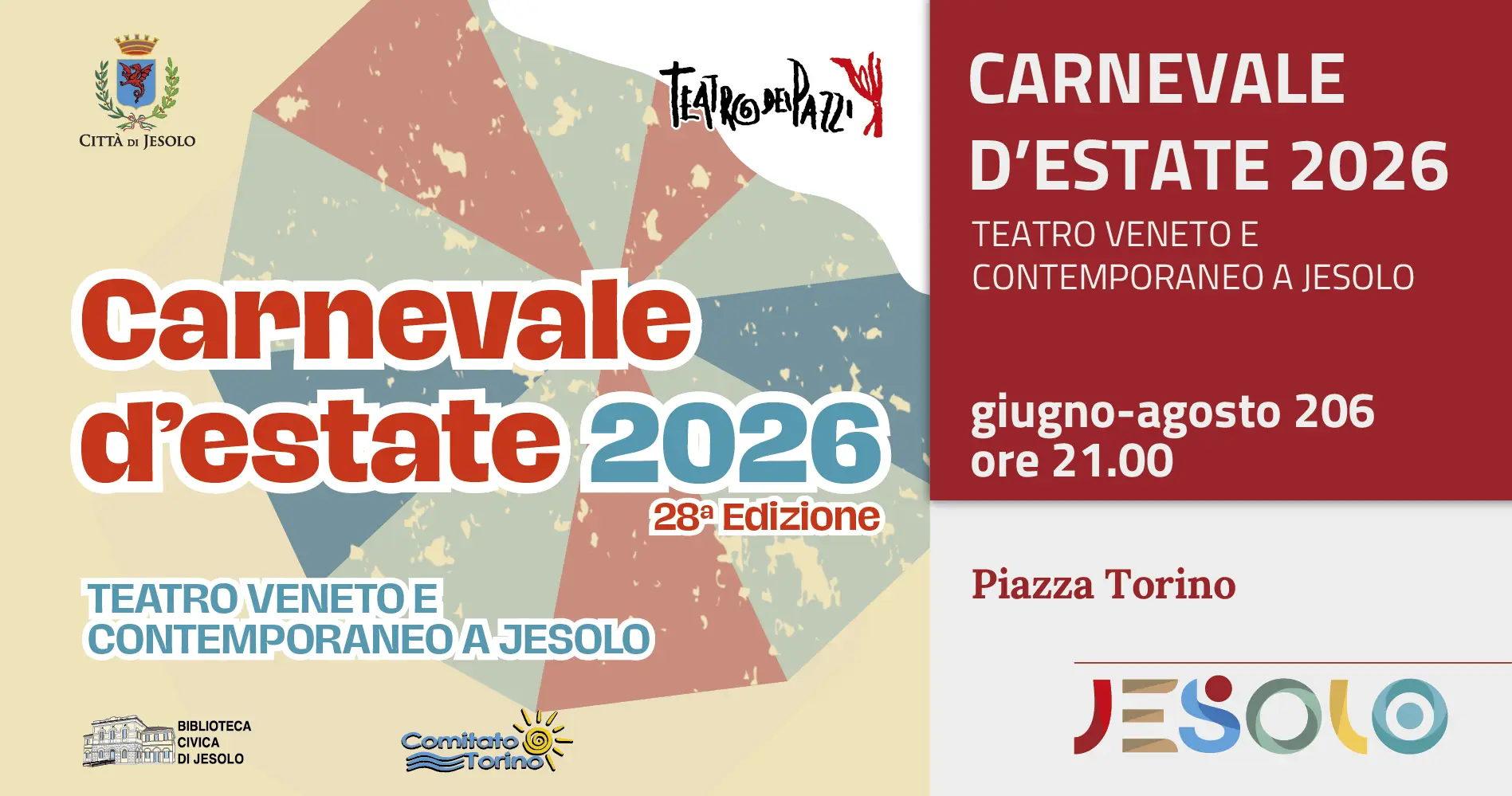 Immagine di strillo carnveal estate