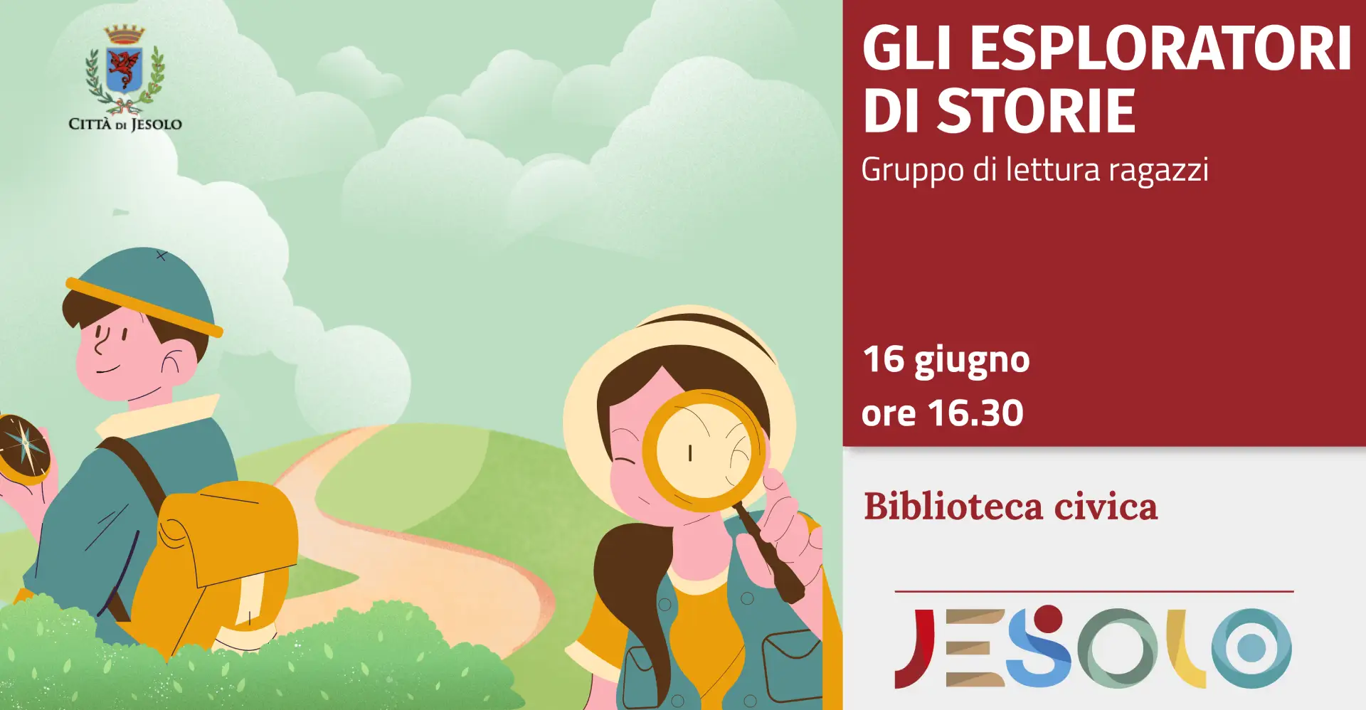 Immagine di strillo gruppo lettura 16 giu