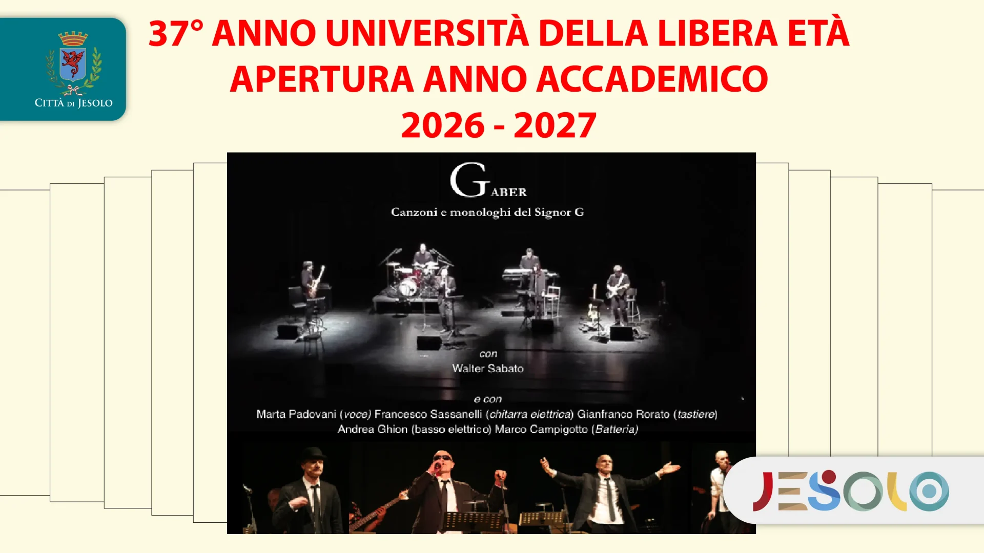Immagine di strillo Locandina – 37° anno università libera età